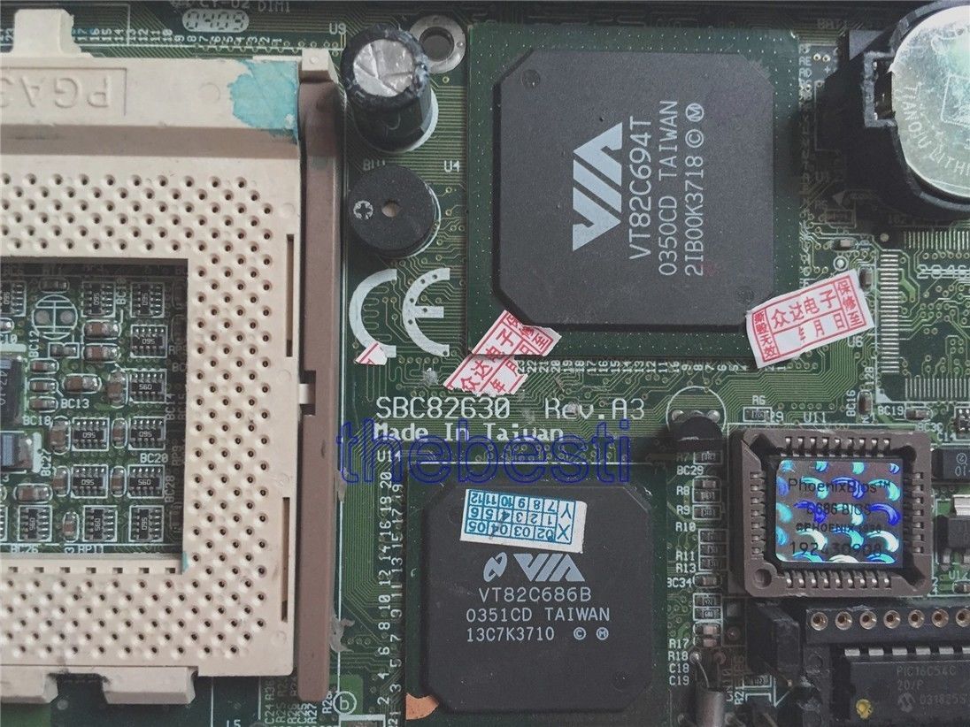 Gebrauchtes Axiomtek SBC 82630 REV: A3 Motherboard in gutem Zustand